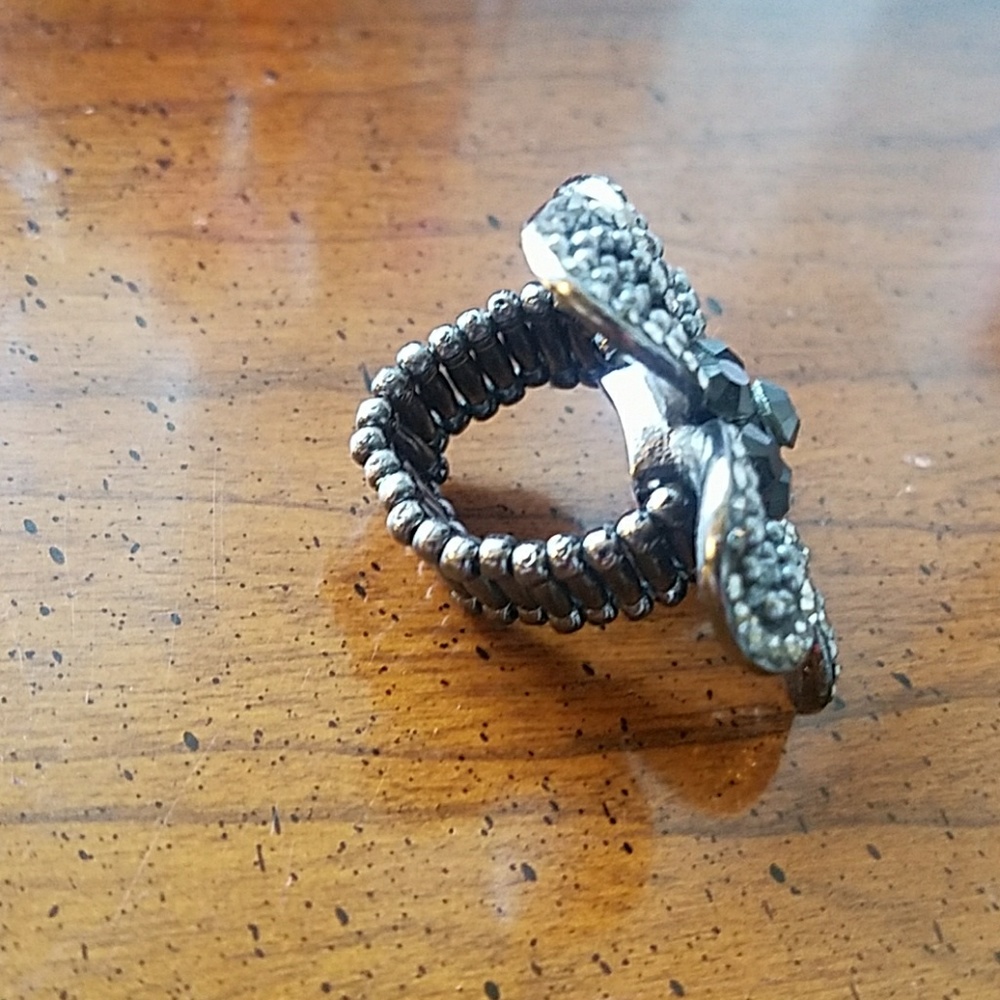 Silver sparkle ring - Picture 2 of 2